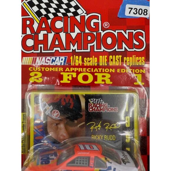 NEW Racing Champions 1997 NASCAR Sterling Marlin And Ricky Rudd 2 For 1 - Picture 4 of 9